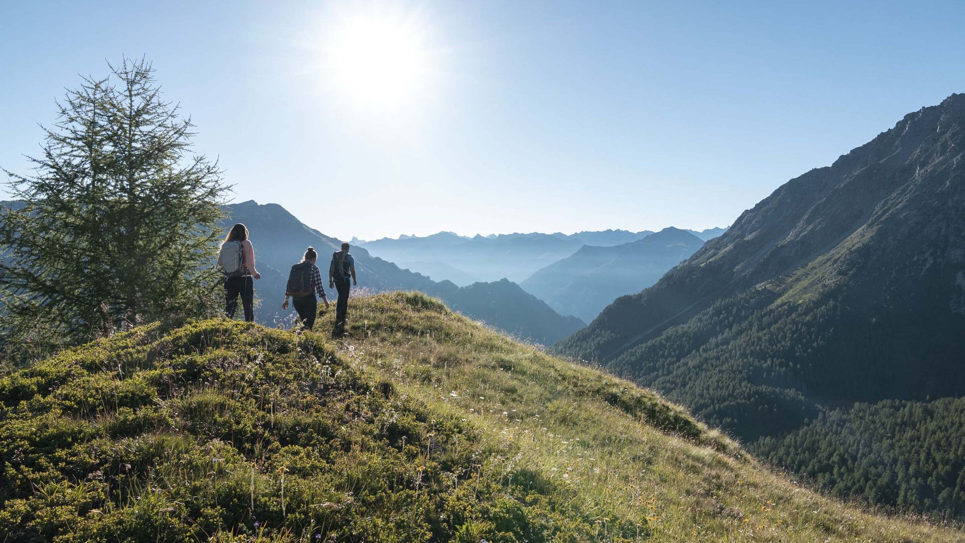 Vom Wanderhotel in der Schweiz aus mit Schwung durch die Berge