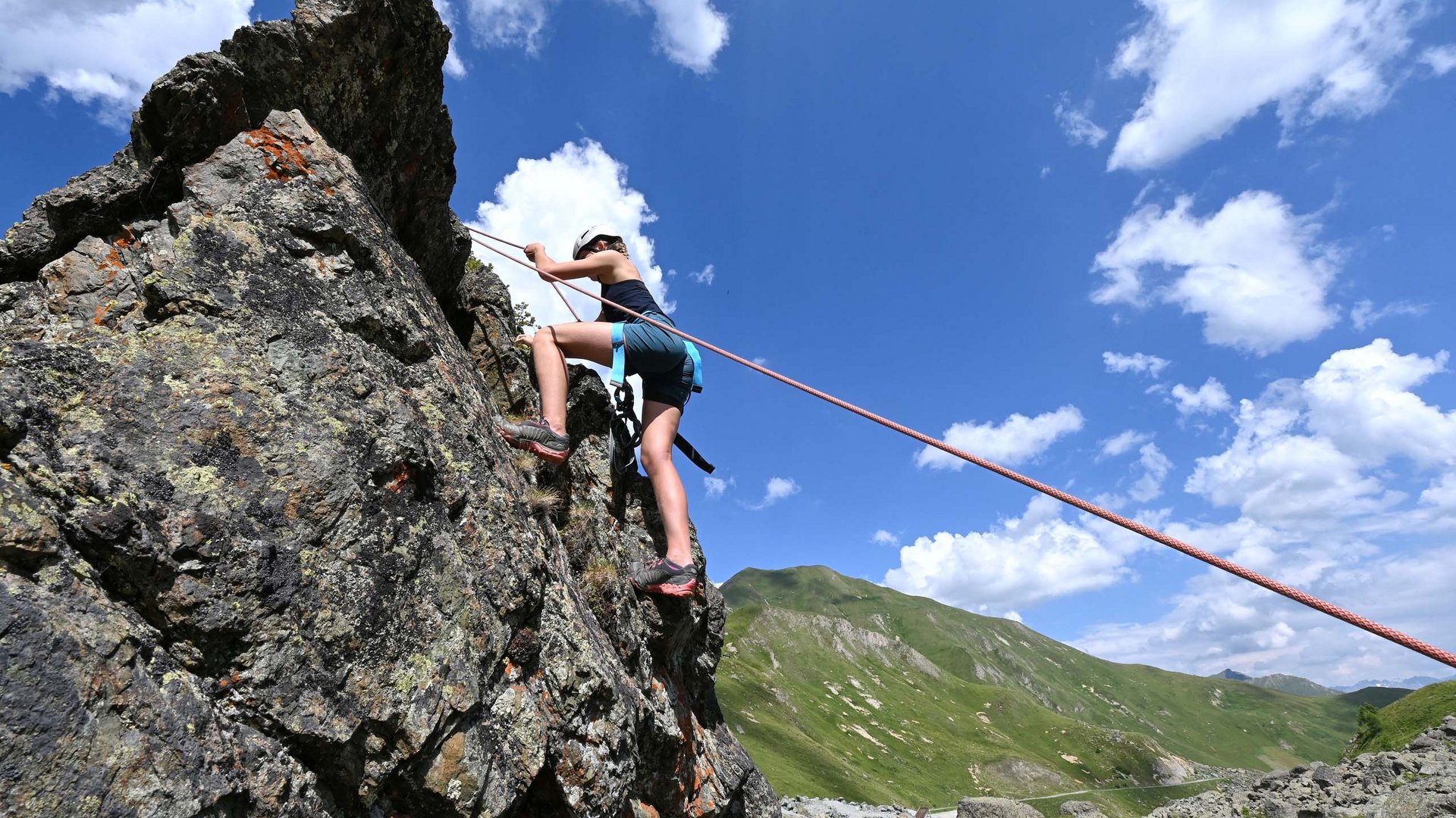 Im Urlaub im Sommer in der Schweiz